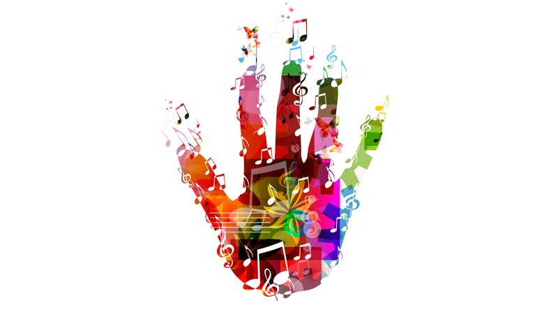music hand
